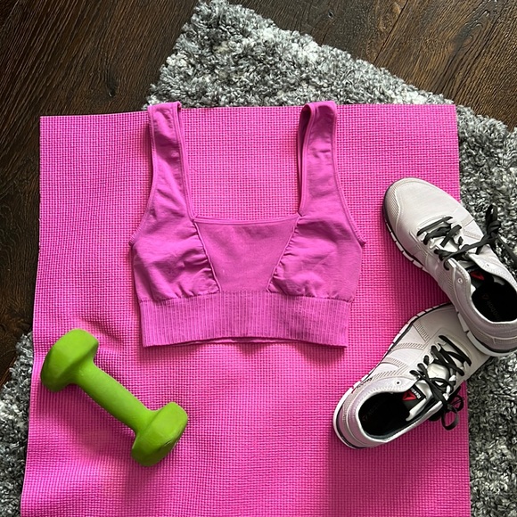 Free People Other - New - Free People Movement Square Neck Good Karma Bra